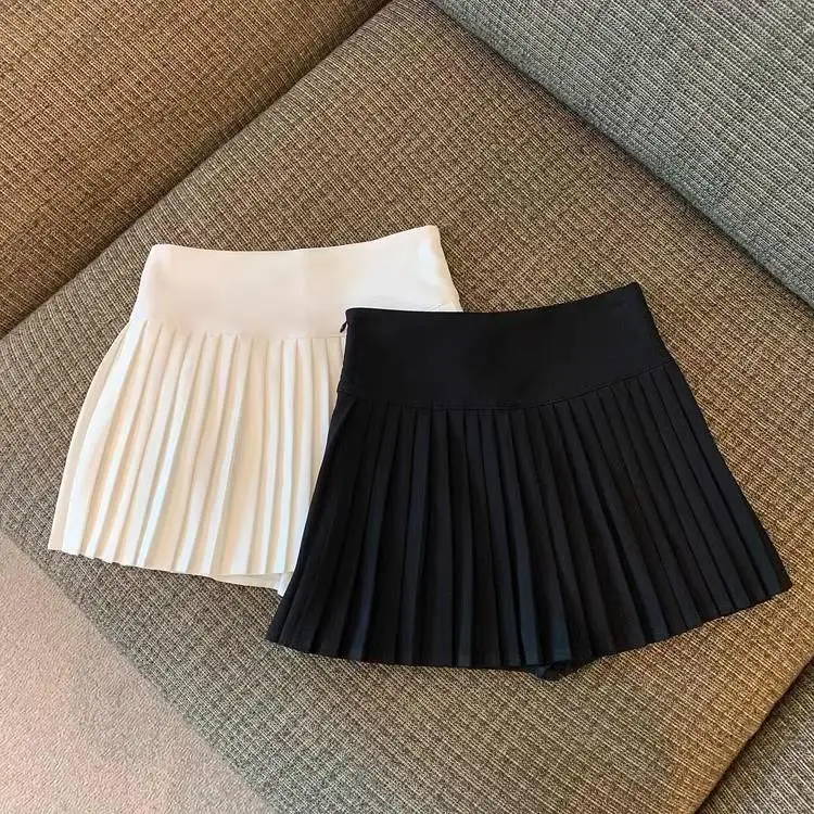 High Waist Anti-Light White Simple Pleated Skirt Women's Spring New Half Body Skirt Sexy Versatile Short Skirt
High Waist Anti-Light White Simple Pleated Skirt Women's Spring New Half Body Skirt Sexy Versatile Short Skirt