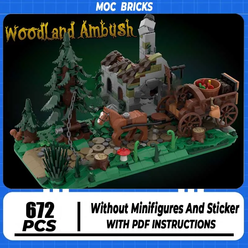 Moc Building Bricks Woodland Ambush - Wolfpack Model Building Technology Modular Block DIY Christmas Toy Holiday Gifts
Moc Building Bricks Woodland Ambush - Wolfpack Model Building Technology Modular Block DIY Christmas Toy Holiday Gifts