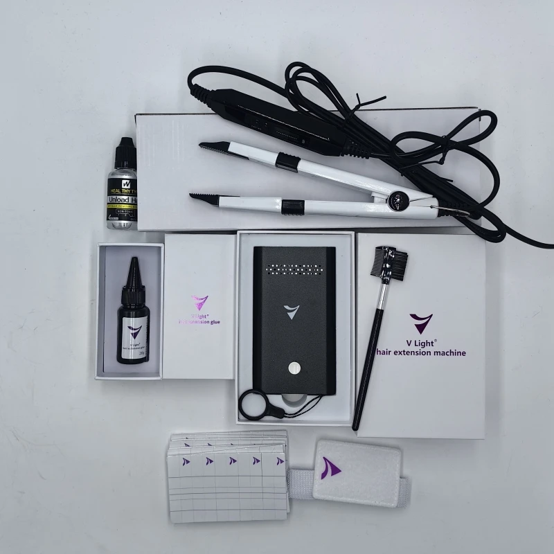 Factory Hot Selling V Light Hair Extension Tools with Invisible Adhesive V Light Hair Extension Glue
Factory Hot Selling V Light Hair Extension Tools with Invisible Adhesive V Light Hair Extension Glue