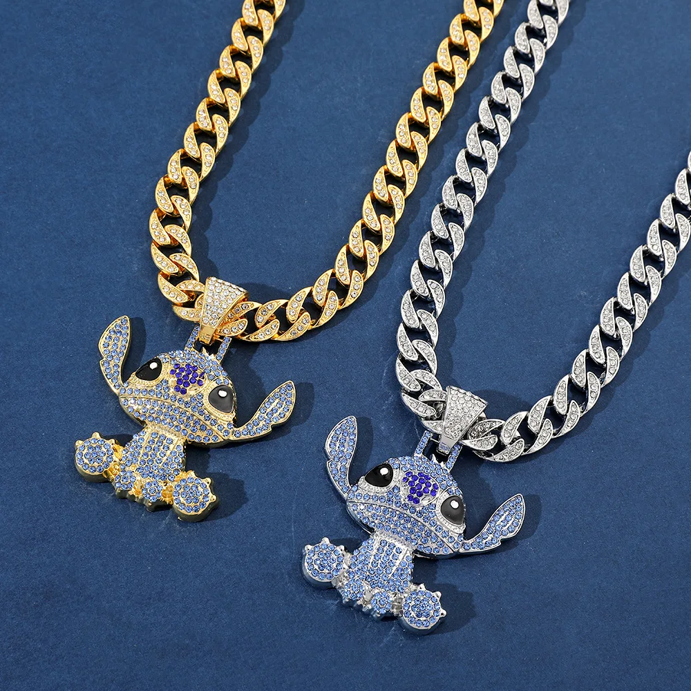 Anime Embroidery Diamond Pendant Necklace Cuban Chain Fashion Accessories for Men and Women Children's Holiday Gift
Anime Embroidery Diamond Pendant Necklace Cuban Chain Fashion Accessories for Men and Women Children's Holiday Gift