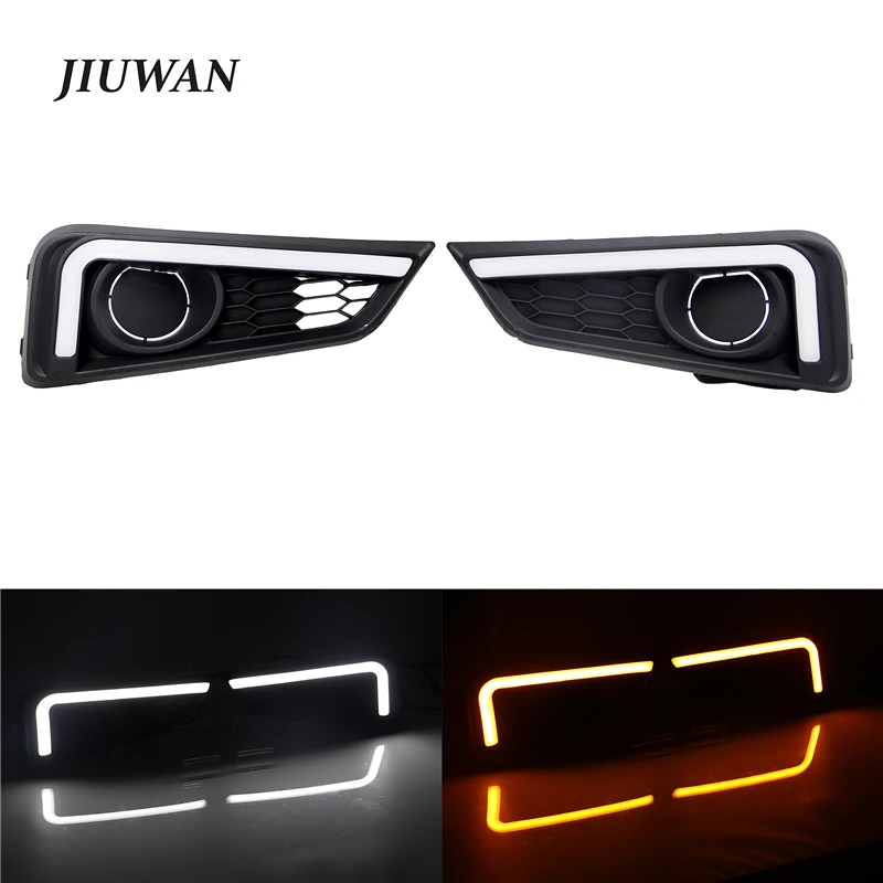 1 Pair Car 12V LED DRL Durable Daytime Running Light Flashing Turn Signal Indicator Lamp for Honda City 2015-2019 Car Day Light
1 Pair Car 12V LED DRL Durable Daytime Running Light Flashing Turn Signal Indicator Lamp for Honda City 2015-2019 Car Day Light