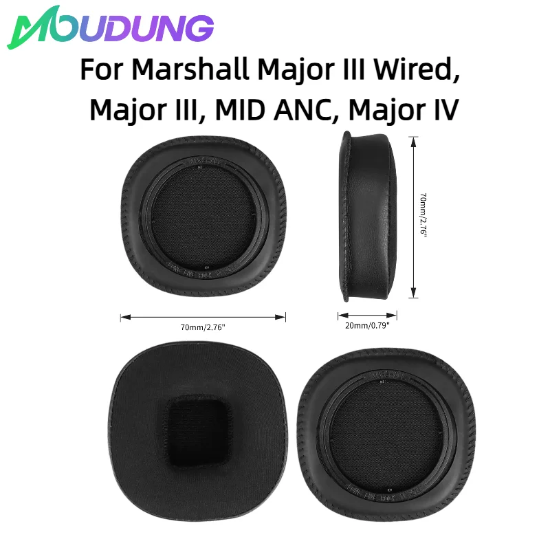 Replacement Ear Pads for Marshall Major III Wired, Major III, MID ANC, Major IV Headphones Memory Foam Ear Cushions High Quality
Replacement Ear Pads for Marshall Major III Wired, Major III, MID ANC, Major IV Headphones Memory Foam Ear Cushions High Quality