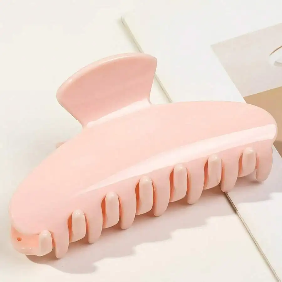 Large Solid Color Plastic Hair Claw Clip For Women Casual Street Style Summer Festival Party Accessory
Large Solid Color Plastic Hair Claw Clip For Women Casual Street Style Summer Festival Party Accessory