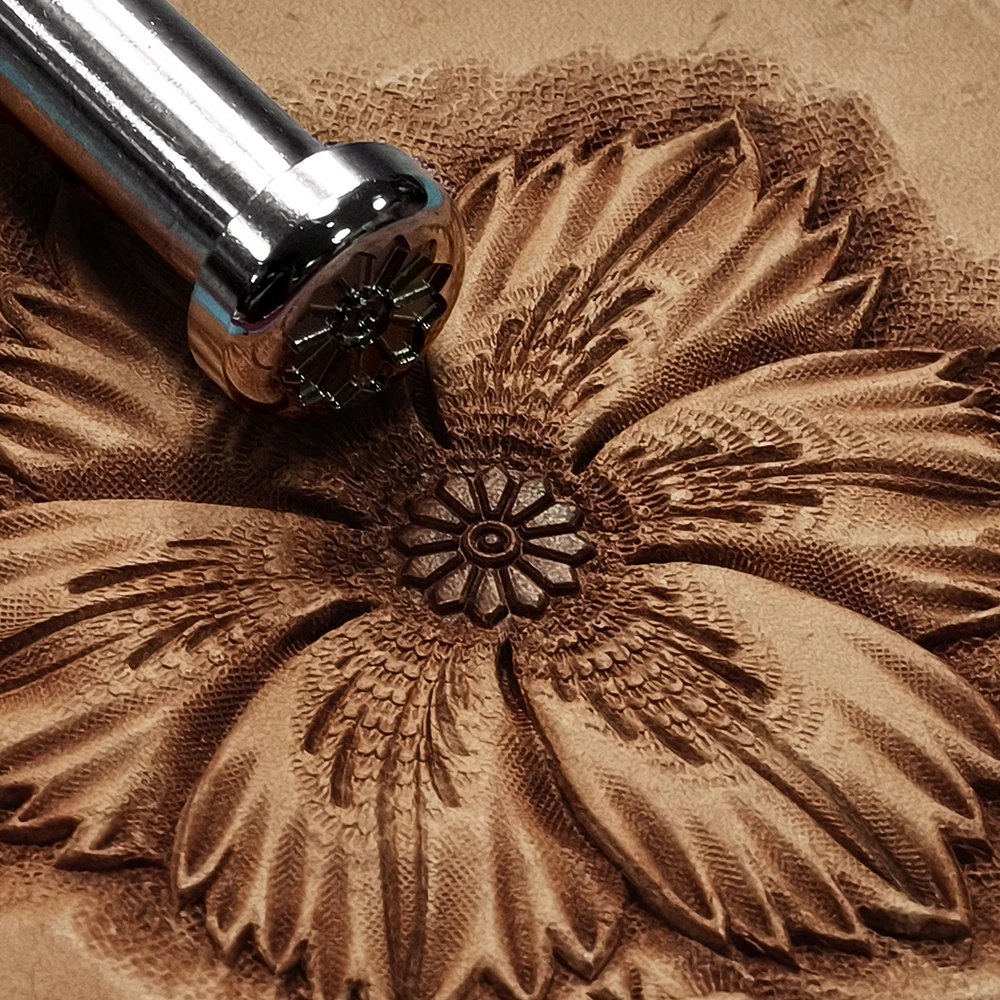Leather Work Stamping Tool Carving 12Petal Flower Centers Pattern J301 Carving Leather Craft Zhongjiang Stamps
Leather Work Stamping Tool Carving 12Petal Flower Centers Pattern J301 Carving Leather Craft Zhongjiang Stamps