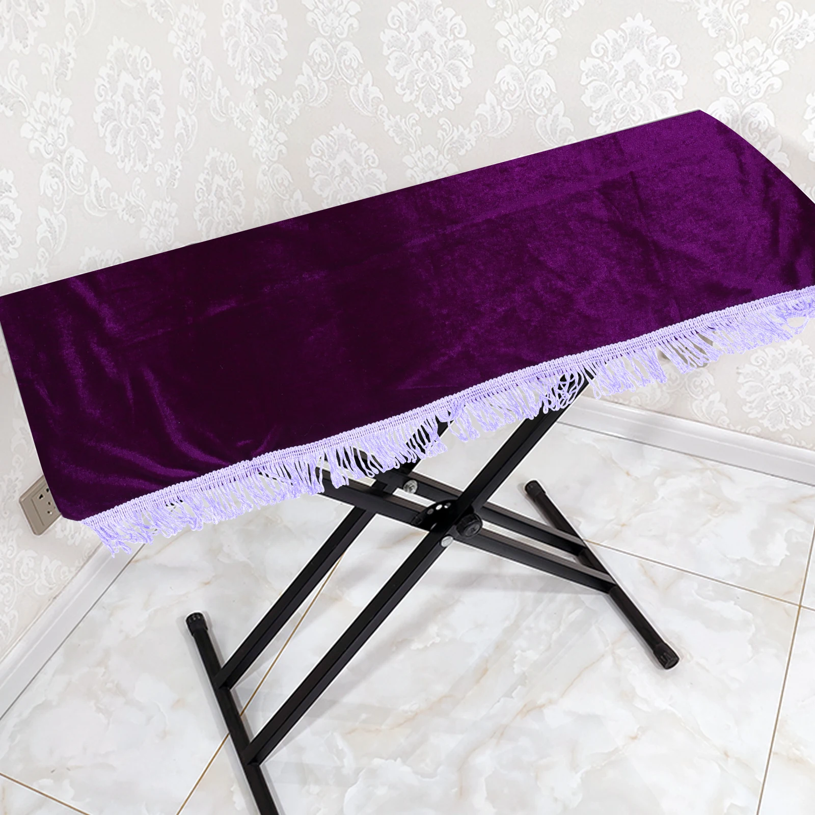 Protective Electronic Piano Dustproof Cover Keyboard Supple Purple Fabric Cloth
Protective Electronic Piano Dustproof Cover Keyboard Supple Purple Fabric Cloth