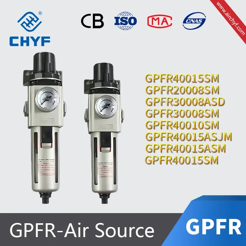 Airtac original GPFR Series Precision Filter & Regulator GPFR200-06 GPFR200-08 GPFR300-08 GPFR300-10 GPFR400-10 GPFR400-15
Airtac original GPFR Series Precision Filter & Regulator GPFR200-06 GPFR200-08 GPFR300-08 GPFR300-10 GPFR400-10 GPFR400-15