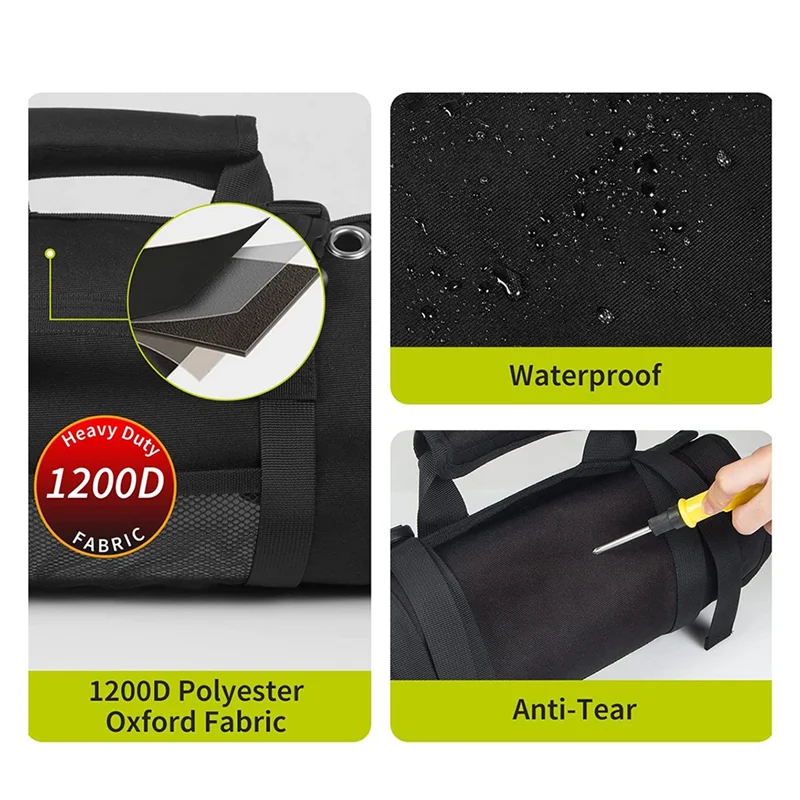 Tool Roll Up Bag, Roll Tool Organizer With 3 Detachable Pouches, Tool Roll Pouch For Mechanic/Electrician/Motorcycle
Tool Roll Up Bag, Roll Tool Organizer With 3 Detachable Pouches, Tool Roll Pouch For Mechanic/Electrician/Motorcycle