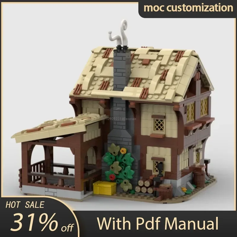 1294 шт., средневековый замок, модель с видом на улицу, MOC, деревня, таверна, модульные строительные кирпичи, подарок, праздник, сборный детский костюм 
1294 шт., средневековый замок, модель с видом на улицу, MOC, деревня, таверна, модульные строительные кирпичи, подарок, праздник, сборный детский костюм