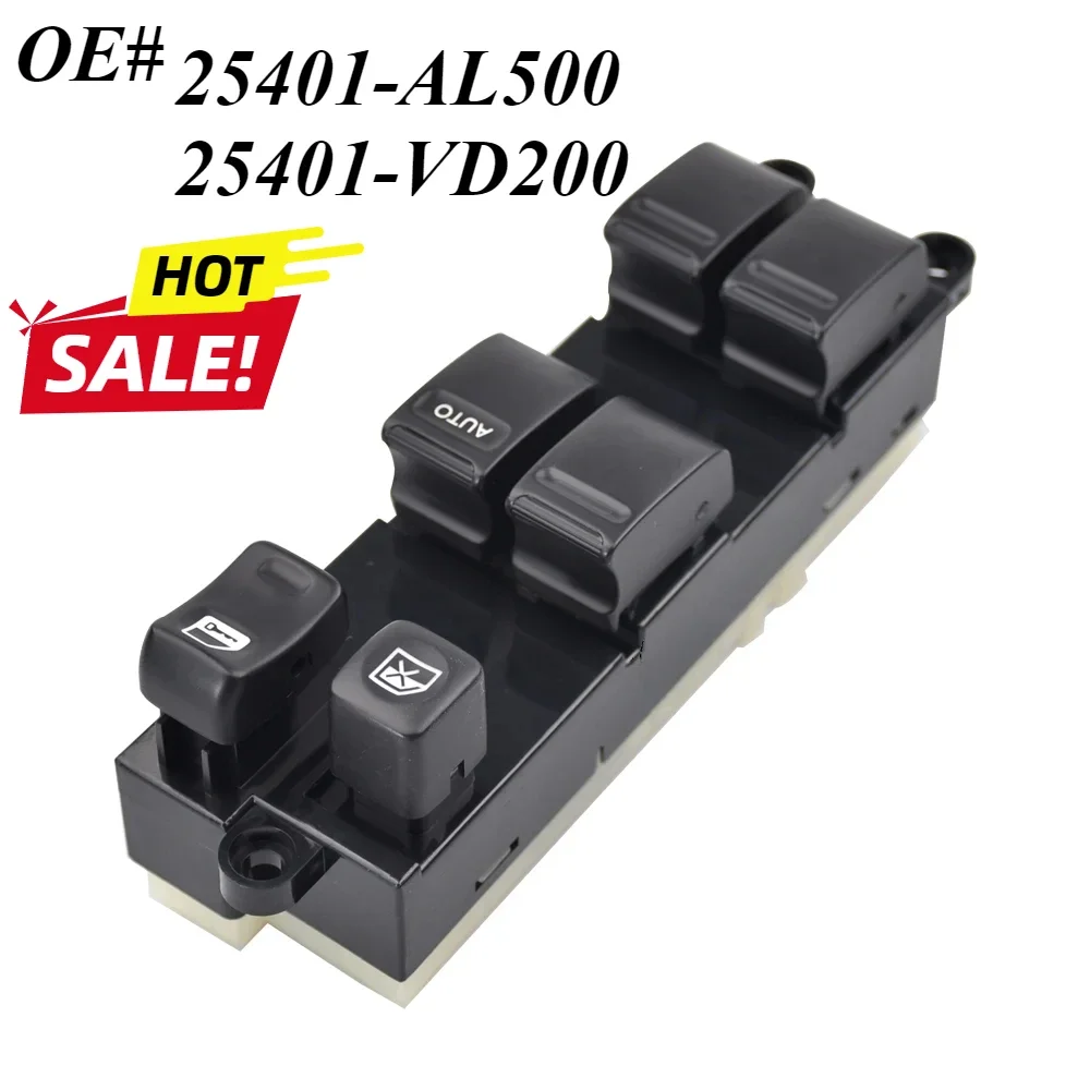 25401-AL500 RHD передний правый главный переключатель управления стеклоподъемником для Nissan Patrol GU Y61 INFINITI Stagea 25401-VD200
25401-AL500 RHD передний правый главный переключатель управления стеклоподъемником для Nissan Patrol GU Y61 INFINITI Stagea 25401-VD200