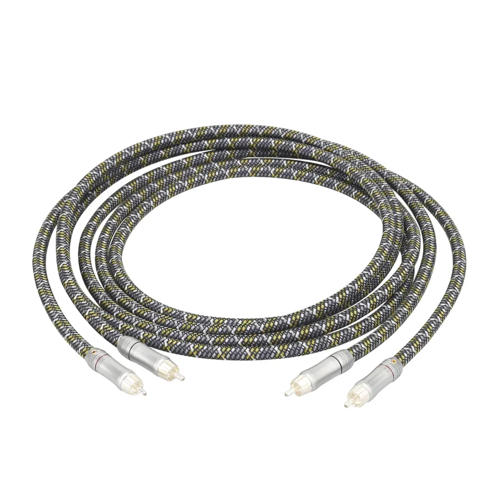 A52 High-End 99.9999% OFC Audio Cable RCA to RCA Home Theater DVD 2RCA HiFi Cable for CD And Amplifier
A52 High-End 99.9999% OFC Audio Cable RCA to RCA Home Theater DVD 2RCA HiFi Cable for CD And Amplifier