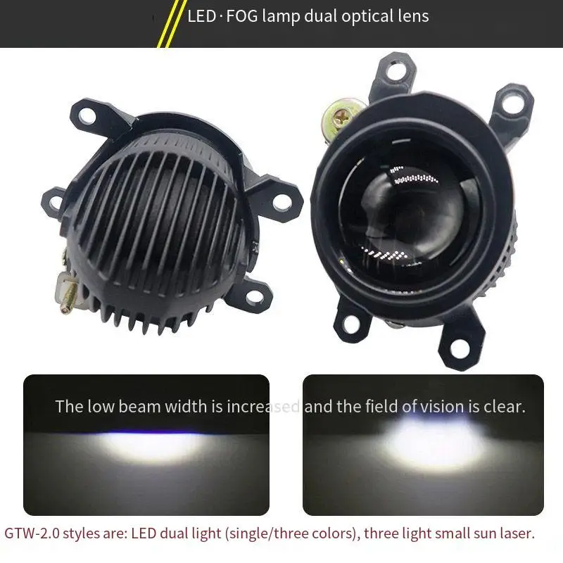 2 Inch Bi LED Fog Light Projector Lens 12V 35W 3000K 6000K Hi Lo Beam for Toyota Corolla Lexus
2 Inch Bi LED Fog Light Projector Lens 12V 35W 3000K 6000K Hi Lo Beam for Toyota Corolla Lexus