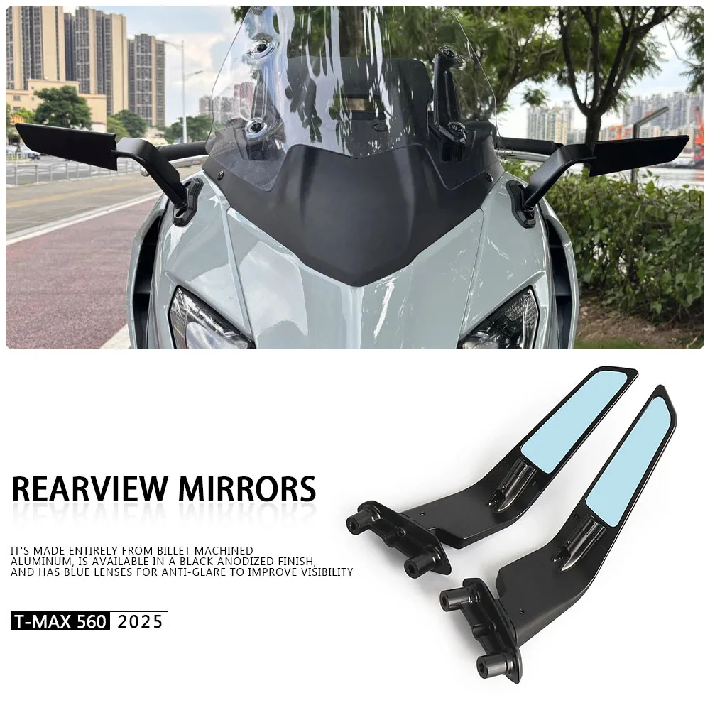 For Yamaha T-MAX 560 T-Max560 Tech Max 2025 New Motorcycle Rear View Mirrors Adjustable Aluminum Mirror AccessoriesTMAX 560
For Yamaha T-MAX 560 T-Max560 Tech Max 2025 New Motorcycle Rear View Mirrors Adjustable Aluminum Mirror AccessoriesTMAX 560