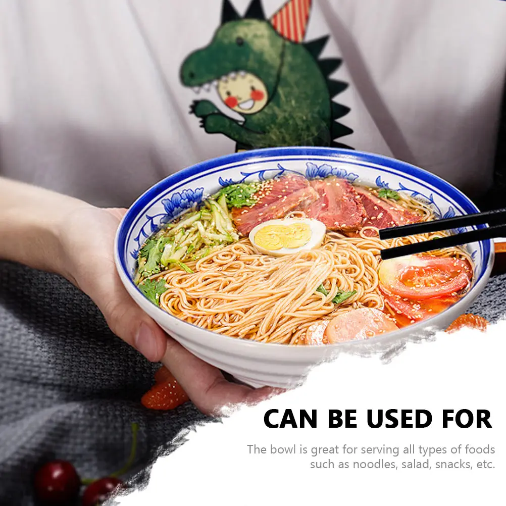 Blue White Porcelain Noodle Bowl Large Size Melamine Kitchen Supplies Decorative Bowls Tableware Set Ramen Holder Chinese Style
Blue White Porcelain Noodle Bowl Large Size Melamine Kitchen Supplies Decorative Bowls Tableware Set Ramen Holder Chinese Style
