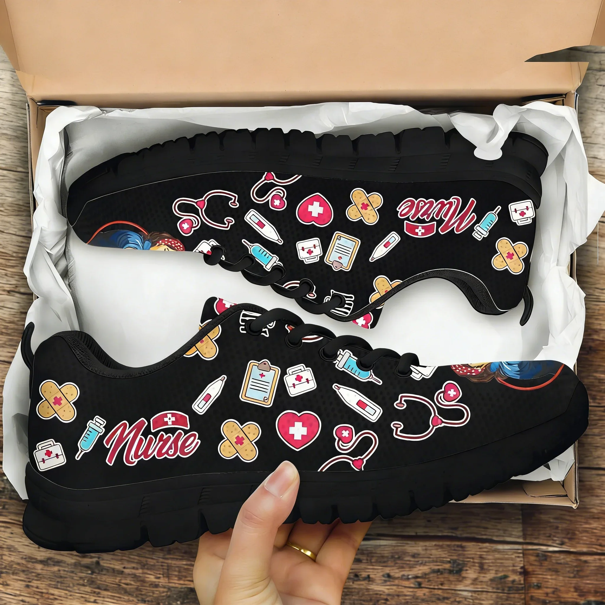Fashion Women's Nurse Shoes Comfortable Casual Sneakers Medical Assitant Ladies Breathable Tenis Masculino Sports
Fashion Women's Nurse Shoes Comfortable Casual Sneakers Medical Assitant Ladies Breathable Tenis Masculino Sports