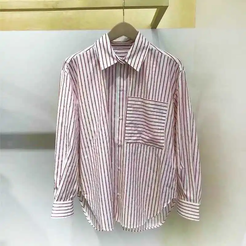 Faionable повседневные полосатые женские туфли Long Sve с крупными кетами и стразами Briti BF Sle с хлопковым воротником и пуговицами...
Faionable повседневные полосатые женские туфли Long Sve с крупными кетами и стразами Briti BF Sle с хлопковым воротником и пуговицами...