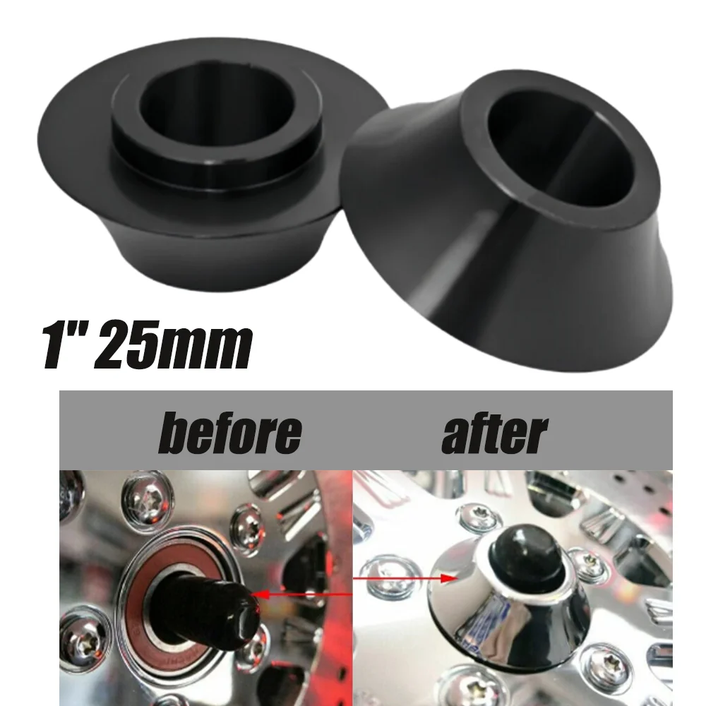 25mm Tapered Front Wheel Axle Spacers For Harley Touring Road King Electra Glide Ultra Classic FLHT CVO 2008-2023 Motorcycle Hub
25mm Tapered Front Wheel Axle Spacers For Harley Touring Road King Electra Glide Ultra Classic FLHT CVO 2008-2023 Motorcycle Hub