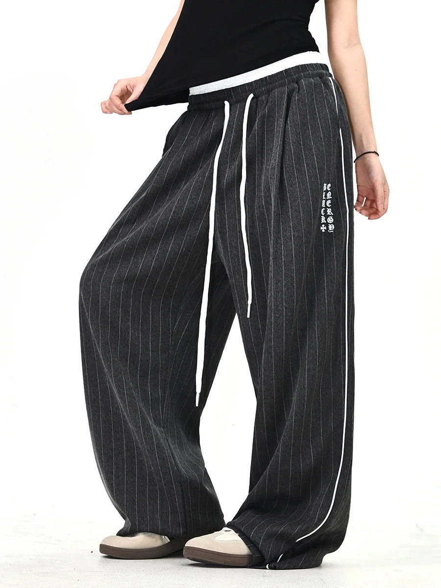 American College Sle Women's Casual Pants Striped Spring New Arrival Two-Piece Set Faionable Long-Sve Stripe Pattern
American College Sle Women's Casual Pants Striped Spring New Arrival Two-Piece Set Faionable Long-Sve Stripe Pattern