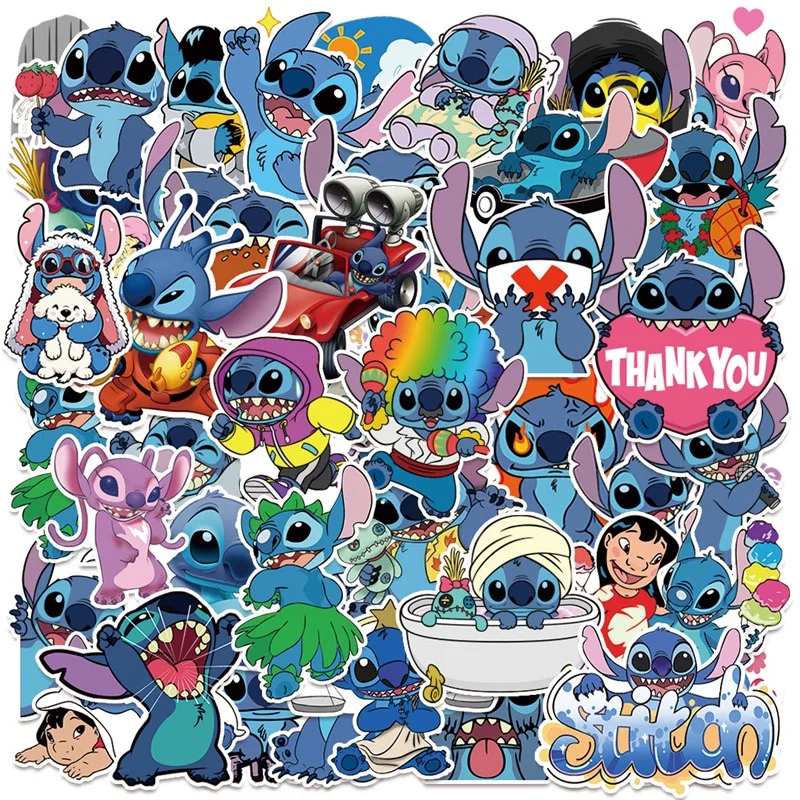 10/50PCS Cute Disney Cartoon Stitch Stickers for Kids Kawaii Anime Decals Graffiti Laptop Fridge Skateboard Phone Sticker Toys
10/50PCS Cute Disney Cartoon Stitch Stickers for Kids Kawaii Anime Decals Graffiti Laptop Fridge Skateboard Phone Sticker Toys