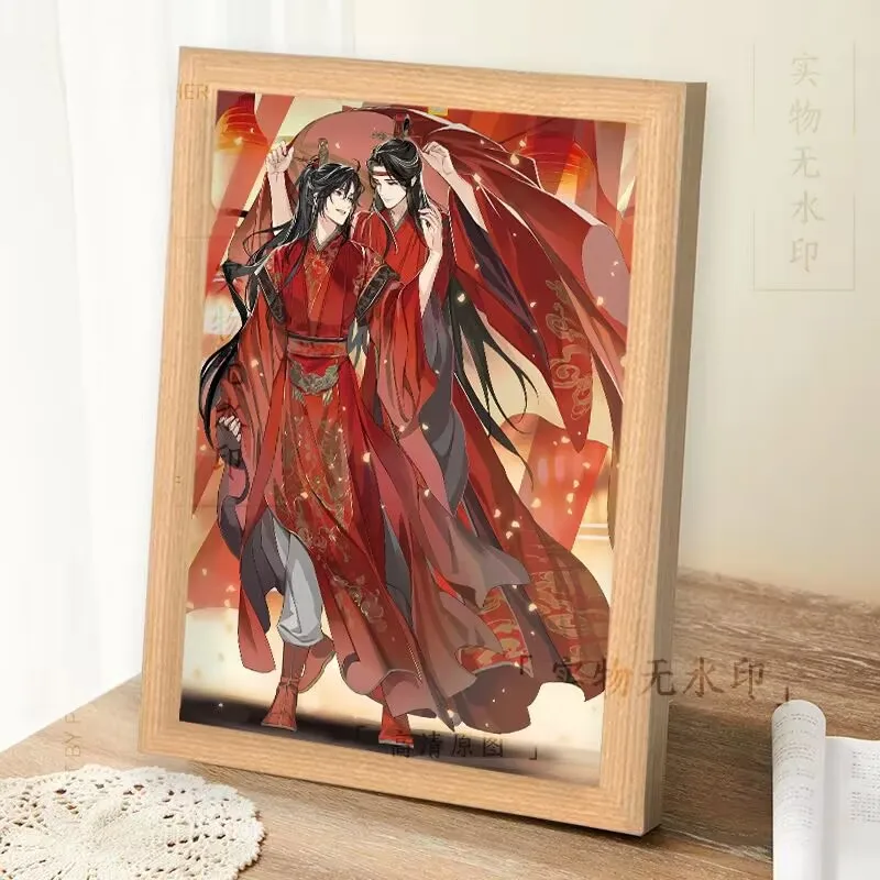 Простая витрина в древнем стиле и декоративный предмет для периферийной фоторамки «Modao Ancestor» Wei Wuxian LAN Wangji. 
Простая витрина в древнем стиле и декоративный предмет для периферийной фоторамки «Modao Ancestor» Wei Wuxian LAN Wangji.