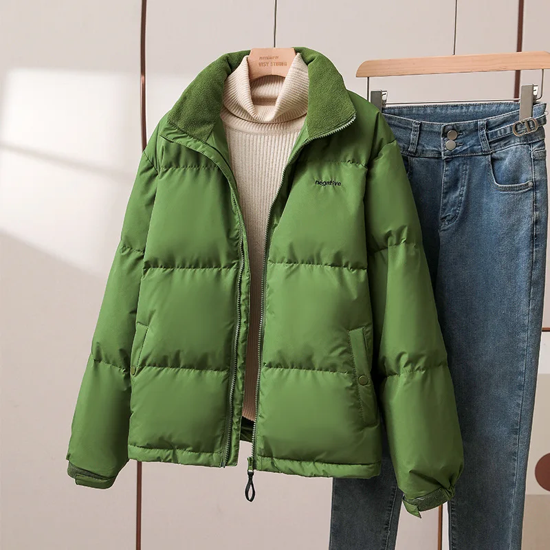 Autumn and Winter Women's White Jacket Stand Up Collar Korean Style Thick Warm Coat Loose Casual Plus Size Jacket 2026
Autumn and Winter Women's White Jacket Stand Up Collar Korean Style Thick Warm Coat Loose Casual Plus Size Jacket 2026