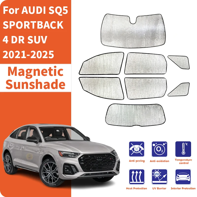 Custom Car Window Sunshade Anti-UV Car Sun Window Visors Sunshade Covers Accessories For AUDI SQ5 SPORTBACK 4 DR SUV 2021-2025
Custom Car Window Sunshade Anti-UV Car Sun Window Visors Sunshade Covers Accessories For AUDI SQ5 SPORTBACK 4 DR SUV 2021-2025