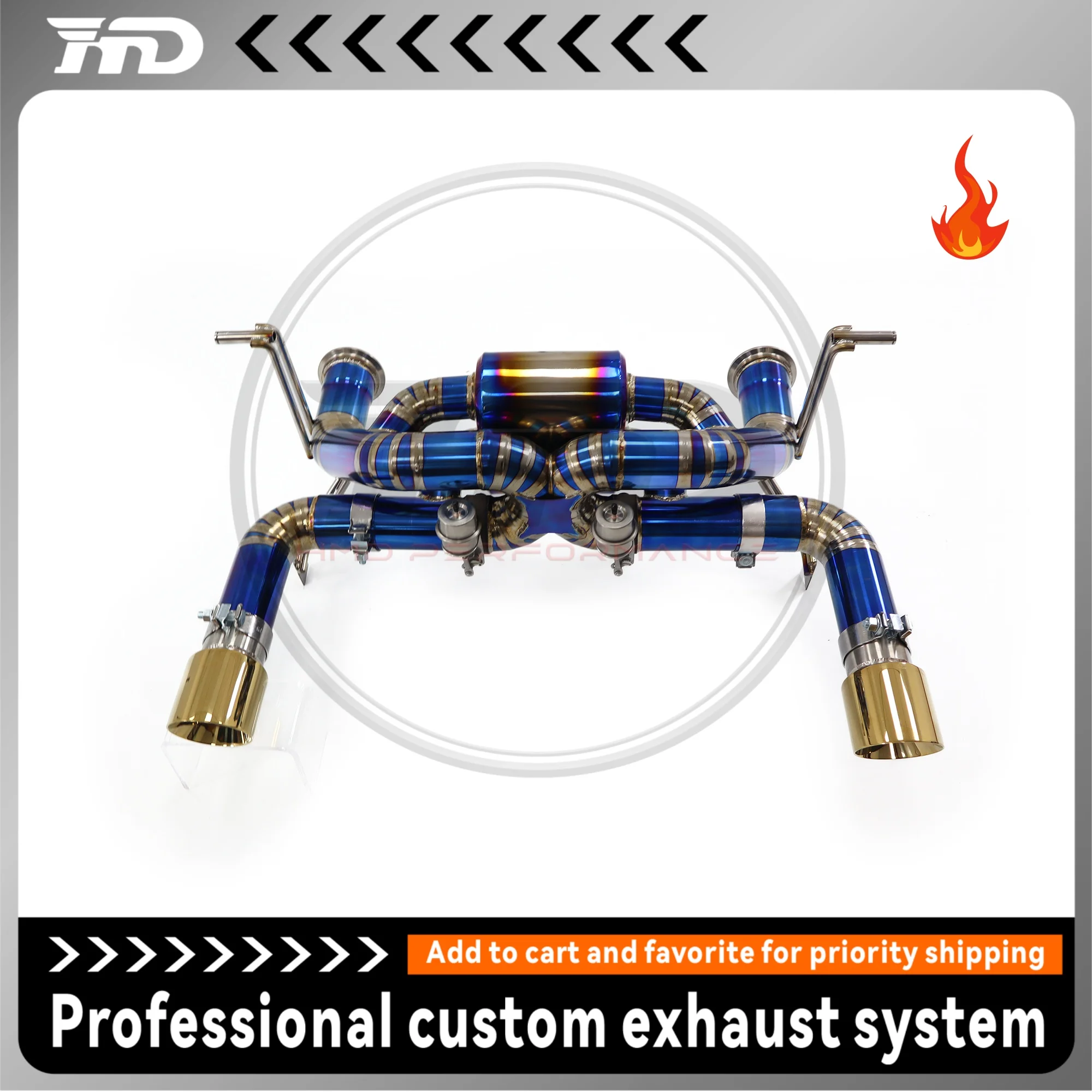 HMD titanium exhaust system For Lamborghini Huracan LP580 LP610 5.2 modified EVO exhaust valve catback
HMD titanium exhaust system For Lamborghini Huracan LP580 LP610 5.2 modified EVO exhaust valve catback