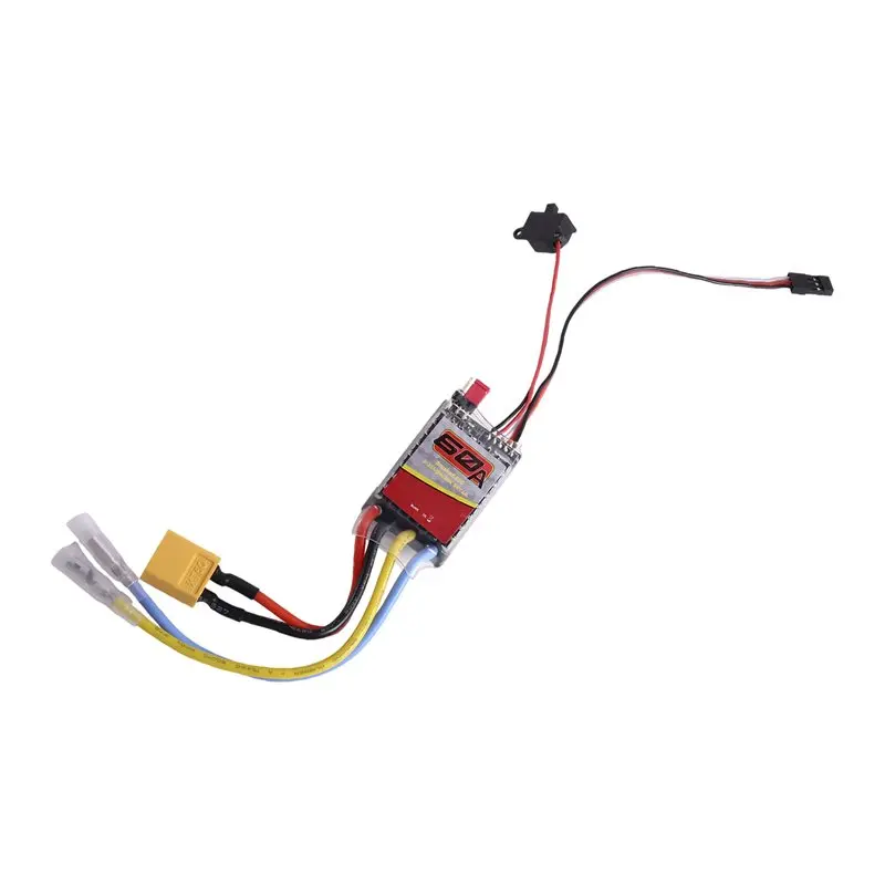 60A Brushed RC ESC Electronic Speed Controller For 540/3650/3670 Brush Motor Model Car With XT60 Power Plug-Y44A
60A Brushed RC ESC Electronic Speed Controller For 540/3650/3670 Brush Motor Model Car With XT60 Power Plug-Y44A