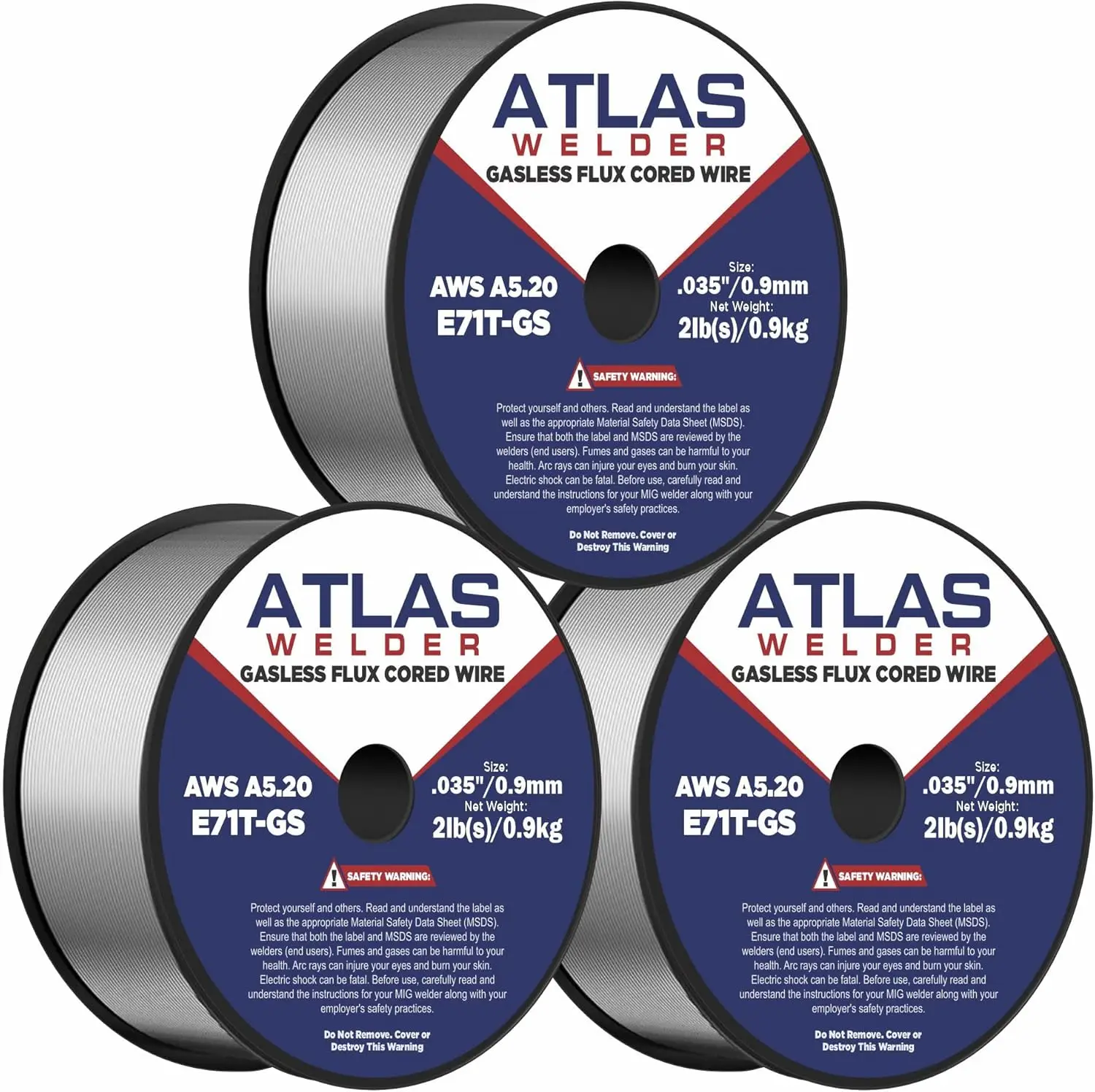Сварочная проволока Flux Core, E71T-GS, 0,035 дюйма, 2 фунта, безгазовая проволока MIG для низкоуглеродистой стали с низким уровнем разбрызгивания для сварки в любых положениях (3 упаковки)
Сварочная проволока Flux Core, E71T-GS, 0,035 дюйма, 2 фунта, безгазовая проволока MIG для низкоуглеродистой стали с низким уровнем разбрызгивания для сварки в любых положениях (3 упаковки)