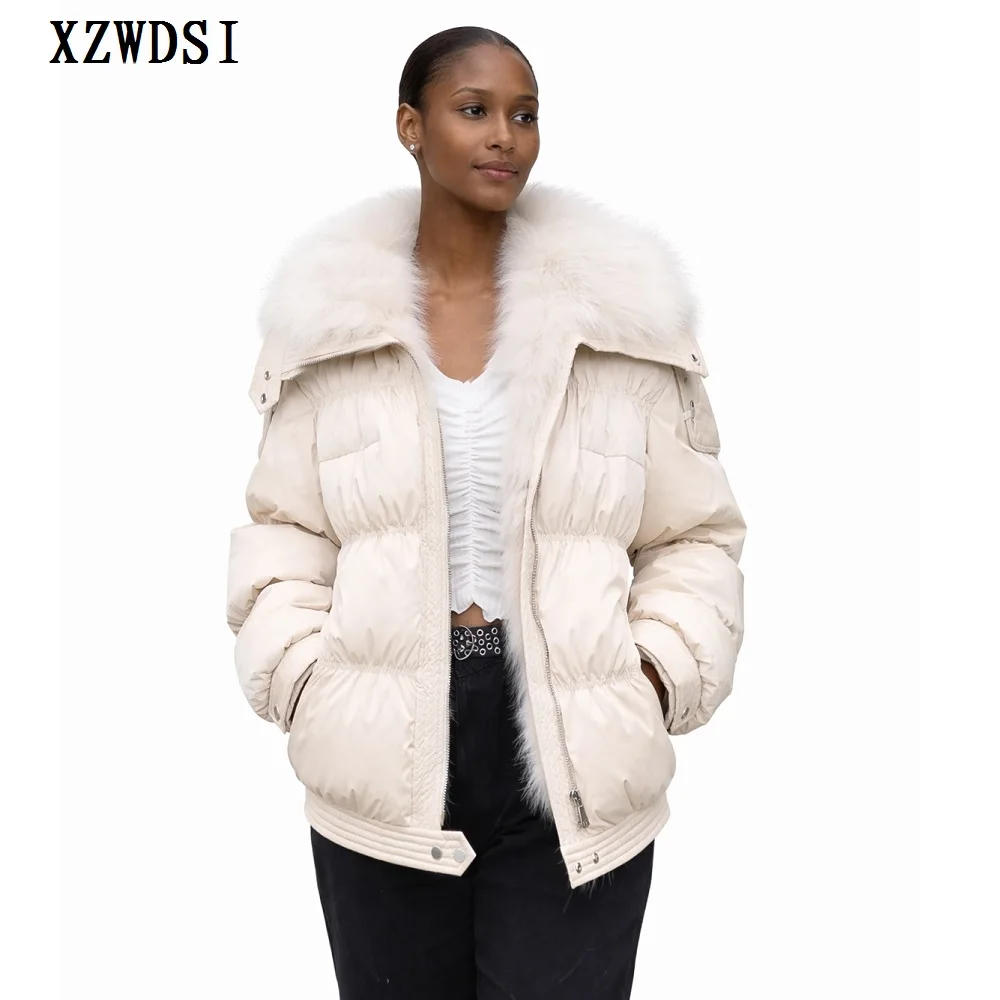 Natural Fox Fur Collar Duck Down Coat Luxury Reality Fur Jacket Women Casual Warm Parka Real Fur Outwear Puffer Jacket
Natural Fox Fur Collar Duck Down Coat Luxury Reality Fur Jacket Women Casual Warm Parka Real Fur Outwear Puffer Jacket