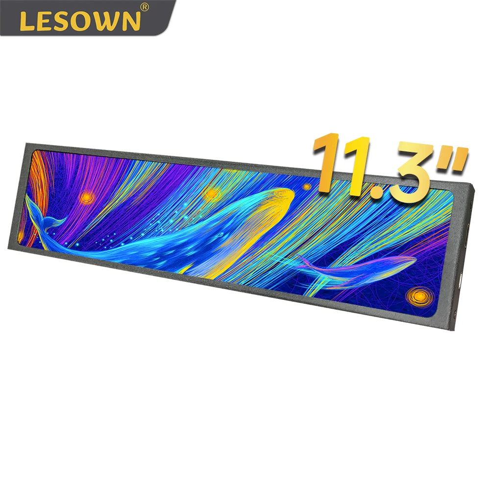 Портативный монитор LESOWN, 11,3 дюйма, высокая яркость, IPS HDMI, вторичный экран 440x192 0 IPS, длинный бар, дисплей для ПК
Портативный монитор LESOWN, 11,3 дюйма, высокая яркость, IPS HDMI, вторичный экран 440x192 0 IPS, длинный бар, дисплей для ПК