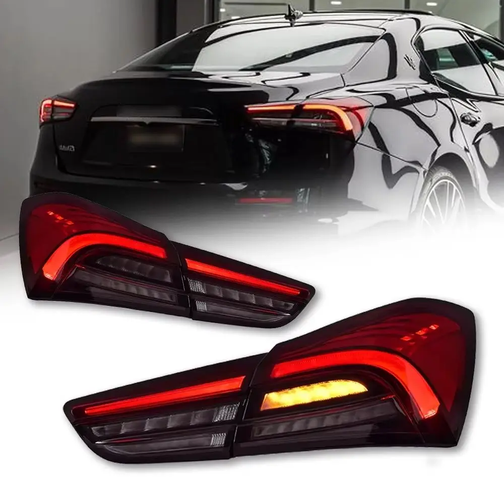 Car Lights For Maserati Ghibli Tail Light 2014-2020 LED Car Rear Lamps Daytime Running Lights Dynamic Turn Signals
Car Lights For Maserati Ghibli Tail Light 2014-2020 LED Car Rear Lamps Daytime Running Lights Dynamic Turn Signals