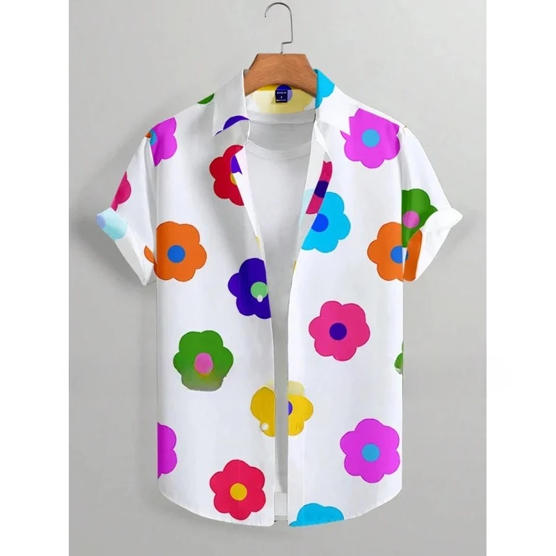 Гавайская забавная рубашка, мужская рубашка с 3D цветочным принтом, высококачественная мужская одежда, повседневные топы с короткими рукавами, свободная рубашка большого размера
Гавайская забавная рубашка, мужская рубашка с 3D цветочным принтом, высококачественная мужская одежда, повседневные топы с короткими рукавами, свободная рубашка большого размера