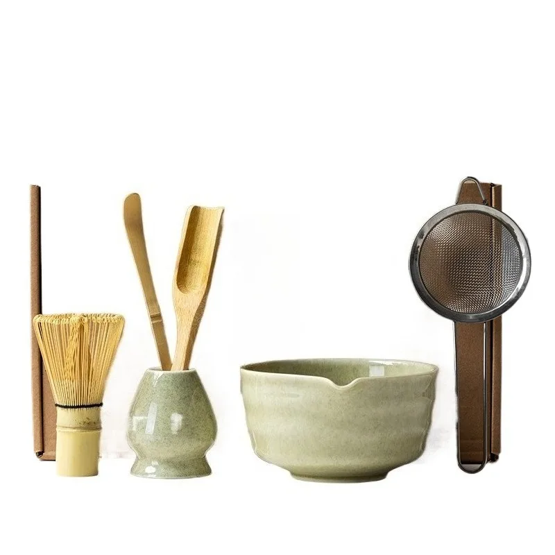 4 5 6 PCS Bamboo Matcha Whisk Set Ceramic Tea Bowl Traditional Japanese Tea Making Tools Home Kitchen Accessories Gift
4 5 6 PCS Bamboo Matcha Whisk Set Ceramic Tea Bowl Traditional Japanese Tea Making Tools Home Kitchen Accessories Gift