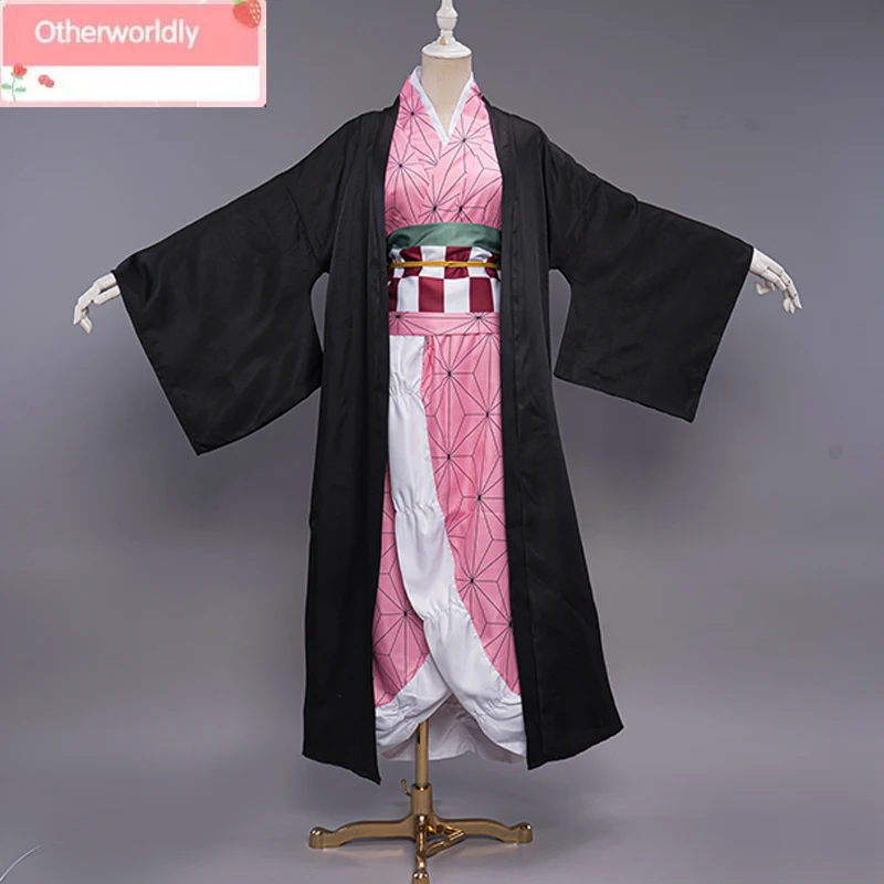 Костюм для косплея Nezuko, новый дизайн, пальто Kamadoo Nezuko Haori, Униформа, рубашка, брюки, пояс, костюмы на Хэллоуин
Костюм для косплея Nezuko, новый дизайн, пальто Kamadoo Nezuko Haori, Униформа, рубашка, брюки, пояс, костюмы на Хэллоуин