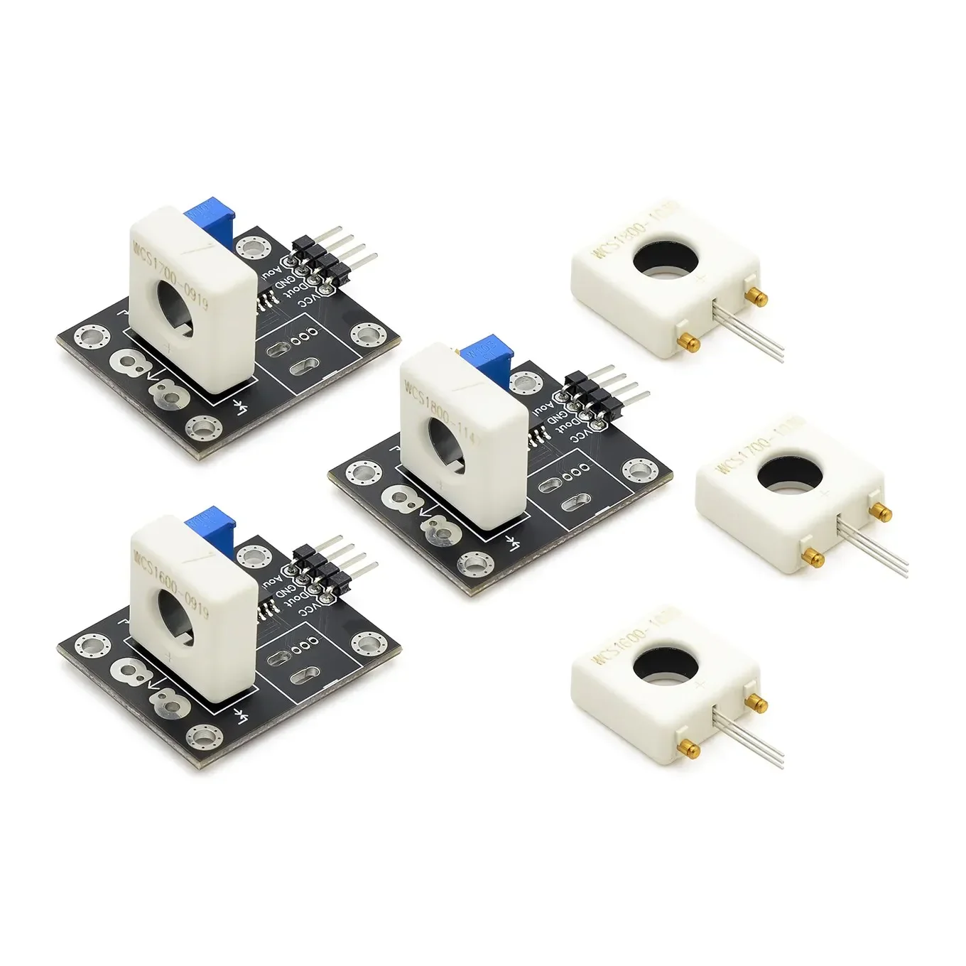Wcs1700/1800/1600 Hall current sensor adjustable 35A/70A short-circuit overcurrent protection module
Wcs1700/1800/1600 Hall current sensor adjustable 35A/70A short-circuit overcurrent protection module