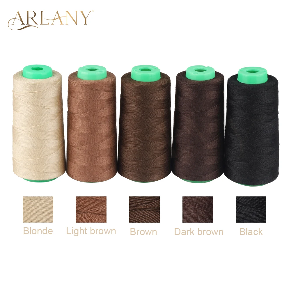 ARLANY 1000 Yards/Roll Polyester Thread Sewing Thread for Hand Sewing & Weft Extensions, Strong Connecting Thread
ARLANY 1000 Yards/Roll Polyester Thread Sewing Thread for Hand Sewing & Weft Extensions, Strong Connecting Thread