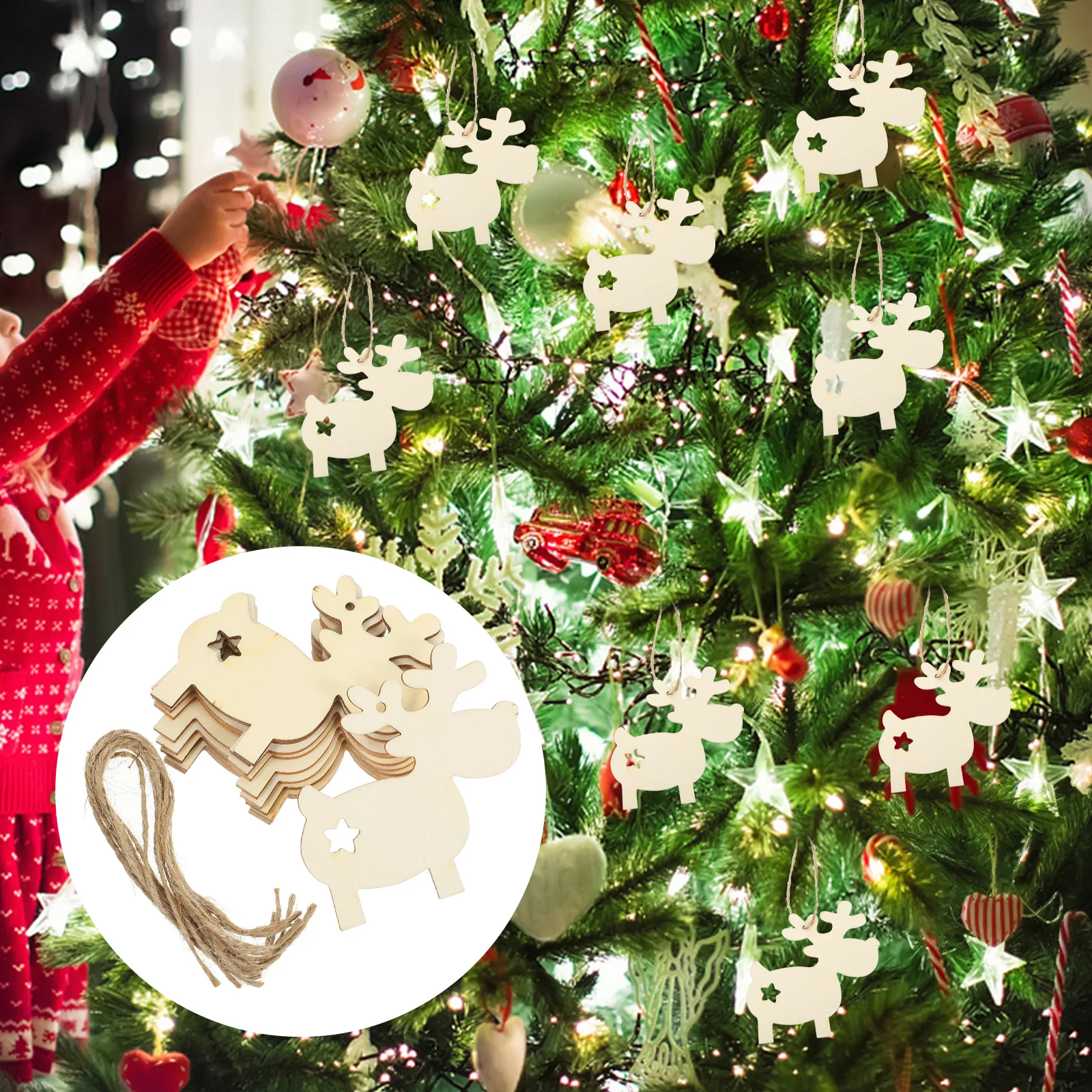 30pcs Wooden Christmas Pendants Blank Diy Painting Tags Xmas Hanging Ornaments For Tree Wall Porch Holiday Party Decoration Wood
30pcs Wooden Christmas Pendants Blank Diy Painting Tags Xmas Hanging Ornaments For Tree Wall Porch Holiday Party Decoration Wood