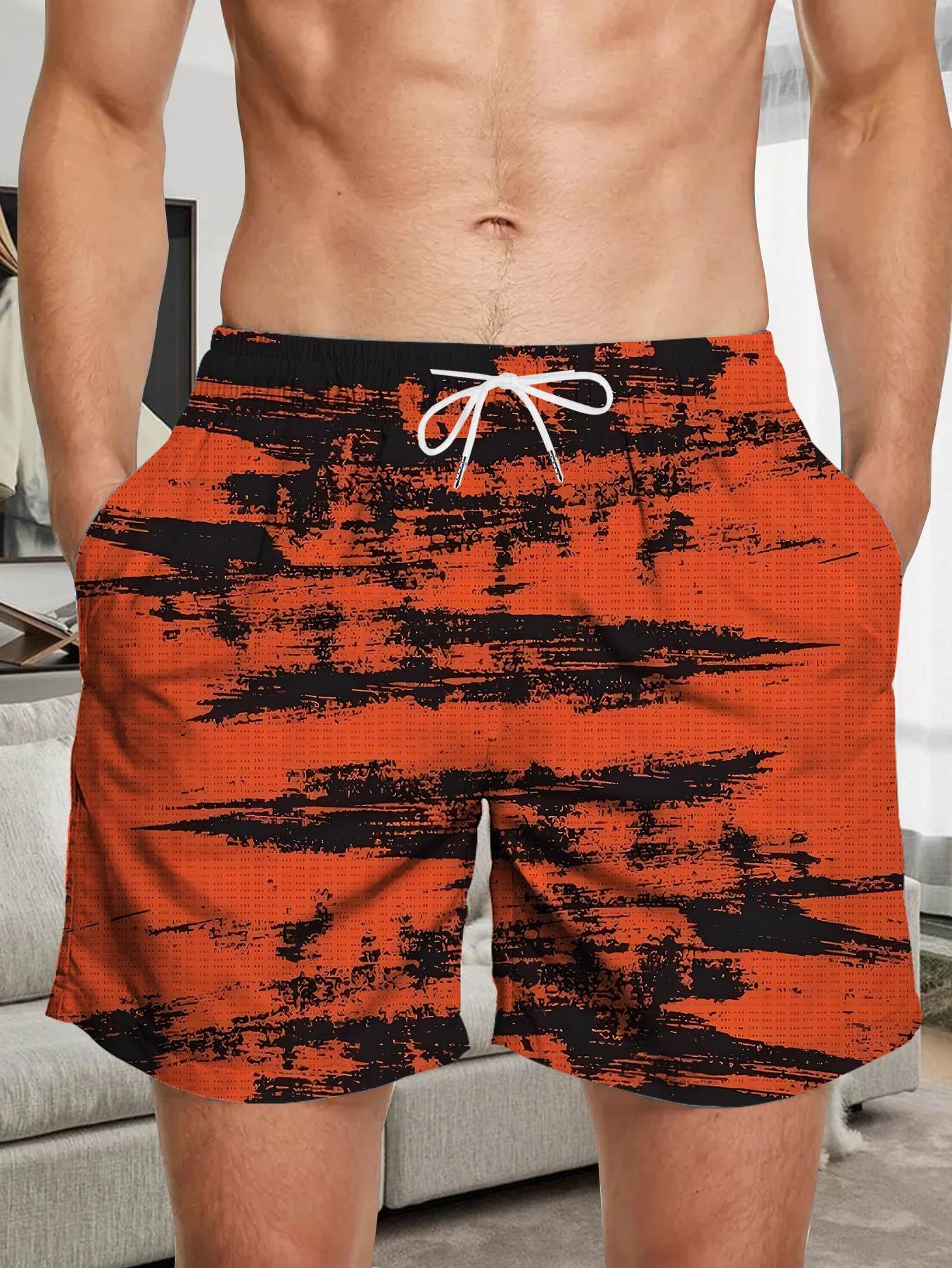 Classic Full Print Beach Pants Men Digital Printed Quick Dry Polyester Short Pants
Classic Full Print Beach Pants Men Digital Printed Quick Dry Polyester Short Pants