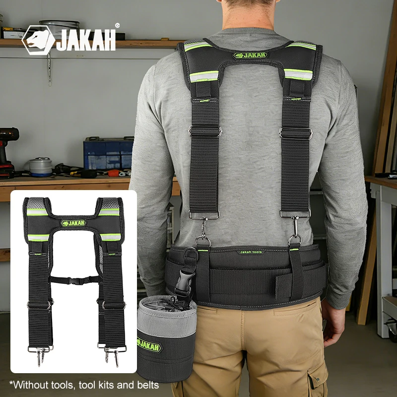 Подтяжки JAKAH Pro с мягкой подкладкой, сверхпрочные регулируемые рабочие подтяжки с дышащей подкладкой, прочными зажимами и усиленной конструкцией.
Подтяжки JAKAH Pro с мягкой подкладкой, сверхпрочные регулируемые рабочие подтяжки с дышащей подкладкой, прочными зажимами и усиленной конструкцией.
