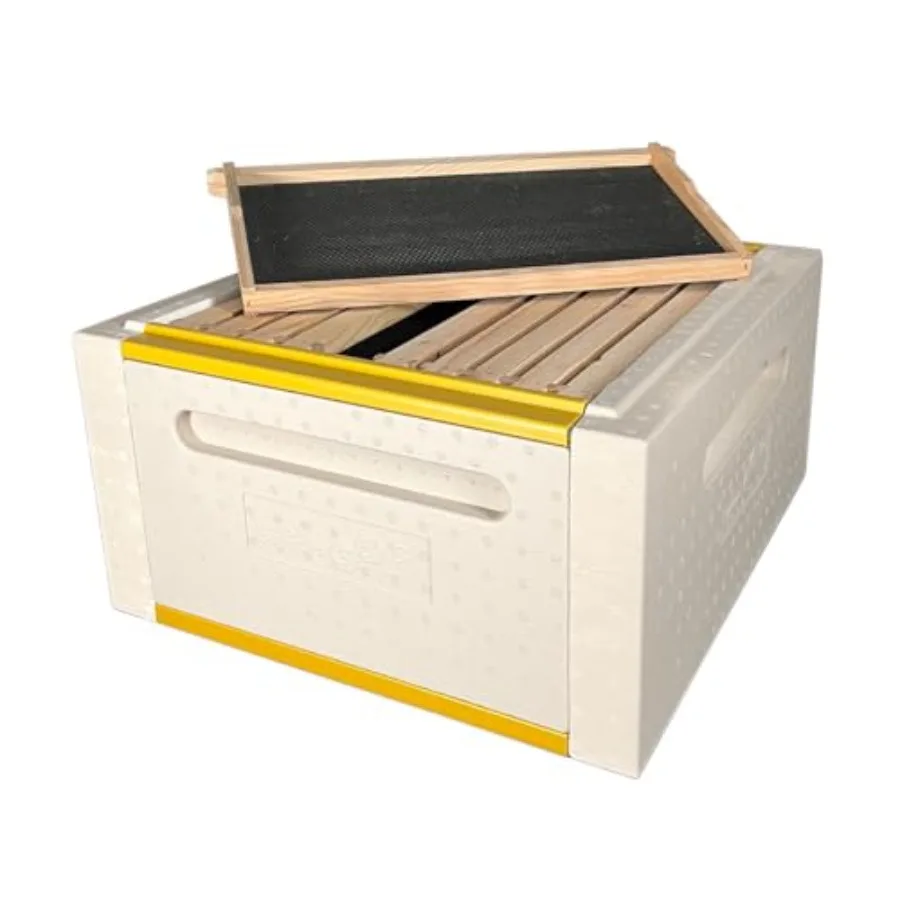 Polystyrene Deep Box R8 Insulated Pre-Painted White for Langstroth Hive Use Durable Efficient Thermal Insulation for Healthy Be
Polystyrene Deep Box R8 Insulated Pre-Painted White for Langstroth Hive Use Durable Efficient Thermal Insulation for Healthy Be