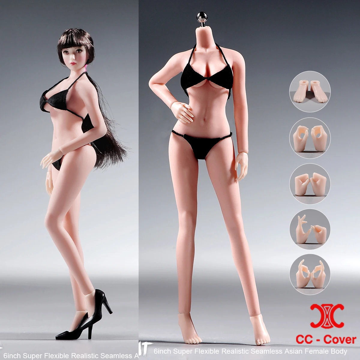 ANT T305 1/12 Super-Flexible Seamless Body with Detachable Feet 6" Pale/Suntan Female Soldier Action Figure Dolls Toy
ANT T305 1/12 Super-Flexible Seamless Body with Detachable Feet 6" Pale/Suntan Female Soldier Action Figure Dolls Toy