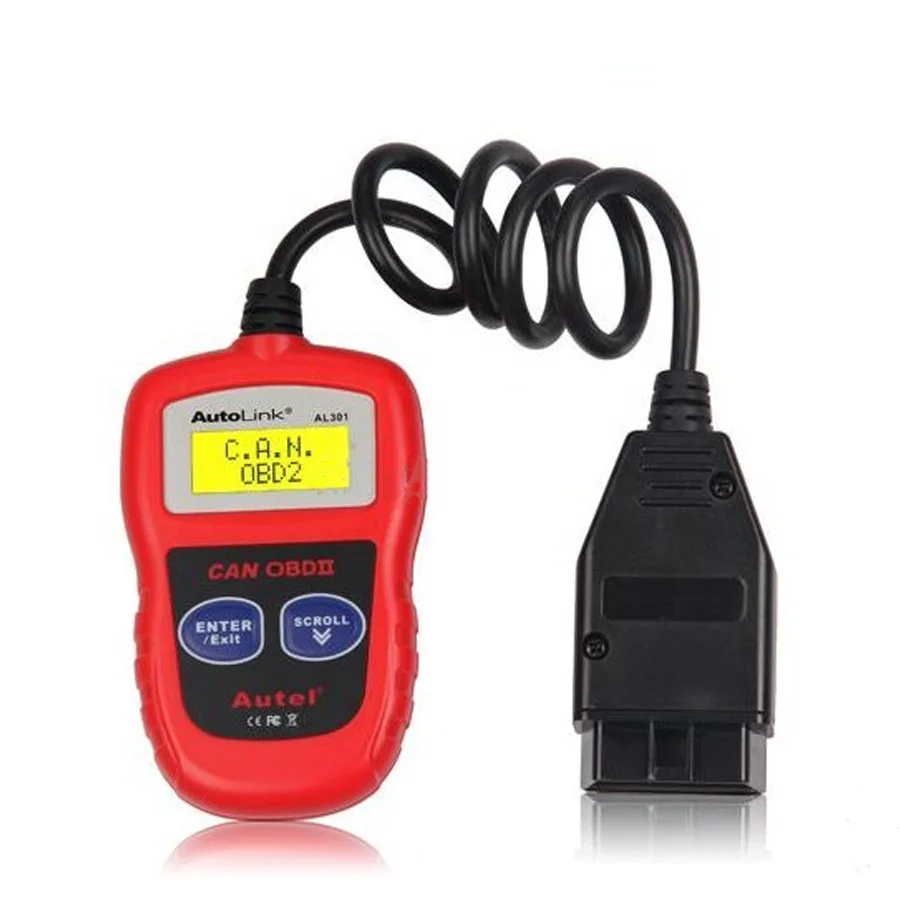 New Arrival AutoLink AL301 OBDII/CAN Code Reader Clear DTCs Auto Diagnostic Scanner Tool For DIY Customers
New Arrival AutoLink AL301 OBDII/CAN Code Reader Clear DTCs Auto Diagnostic Scanner Tool For DIY Customers