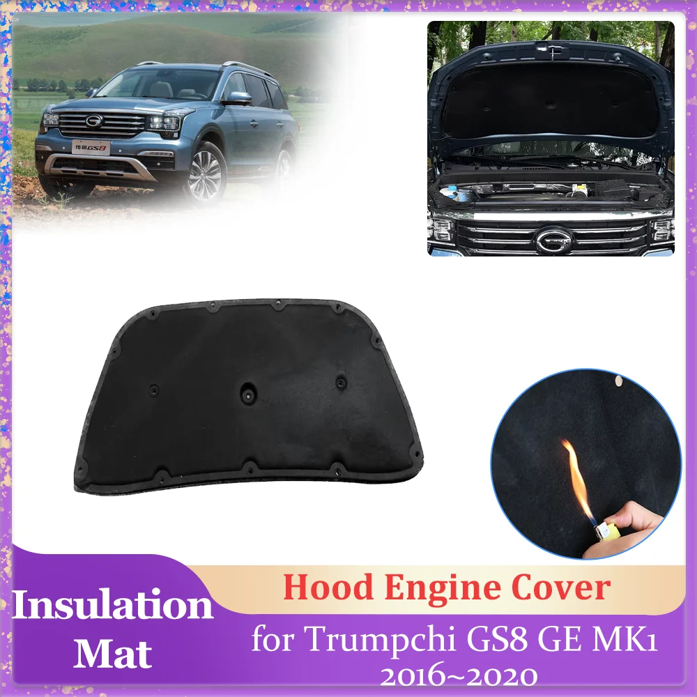 Car Hood Insulation Pad for Trumpchi GS8 GE MK1 2016~2020 2017 Engine Cover Liner Cotton Soundproof Heat Mat Part Accessories
Car Hood Insulation Pad for Trumpchi GS8 GE MK1 2016~2020 2017 Engine Cover Liner Cotton Soundproof Heat Mat Part Accessories