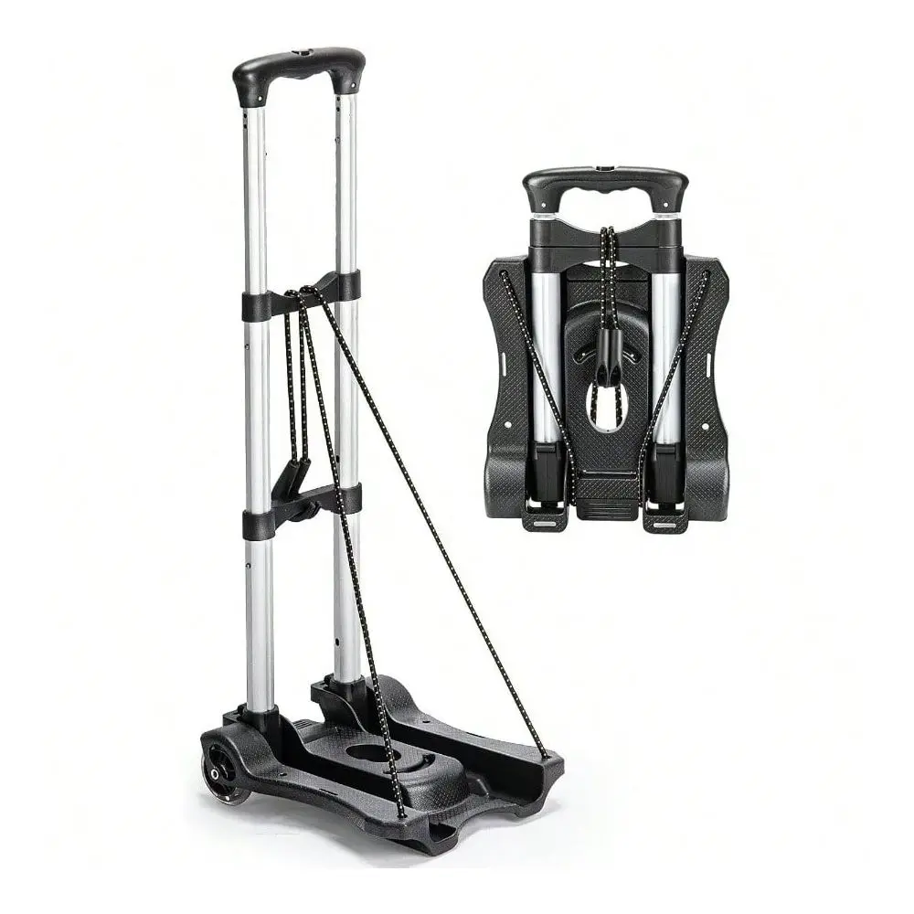 Folding Hand Truck Dolly With 2 Wheels, Foldable Luggage Cart, Lightweight Aluminum Collapsible Trolly Portable Dolly Moving Ai
Folding Hand Truck Dolly With 2 Wheels, Foldable Luggage Cart, Lightweight Aluminum Collapsible Trolly Portable Dolly Moving Ai