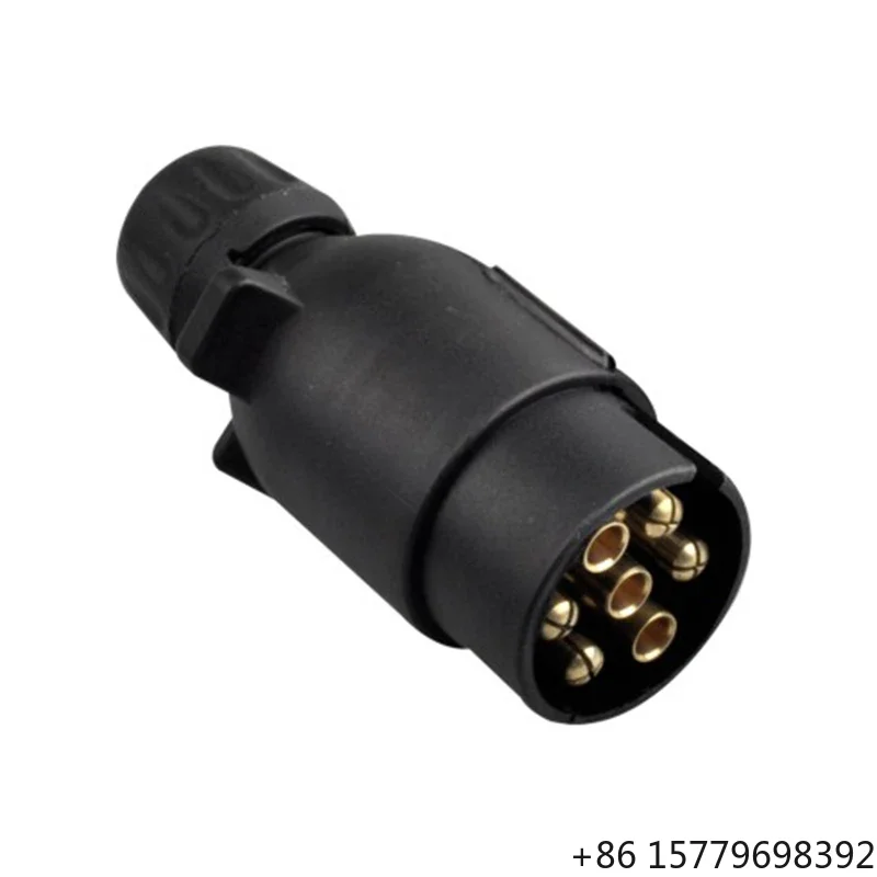 Trailer Connector Adapters Black Plastic 7 Pin Plug for Truck Vehicle
Trailer Connector Adapters Black Plastic 7 Pin Plug for Truck Vehicle