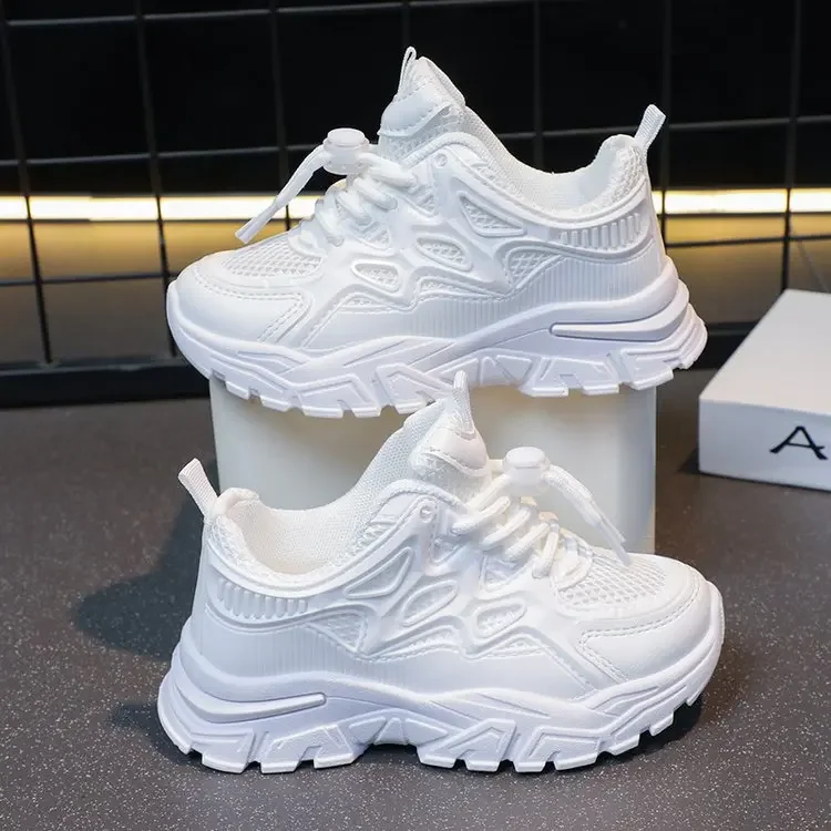 Girls' Casual Shoes 2024 New Mesh Breathable Sports Shoes Kids Solid Color Versatile Running Shoes for Students Wear-resistant
Girls' Casual Shoes 2024 New Mesh Breathable Sports Shoes Kids Solid Color Versatile Running Shoes for Students Wear-resistant