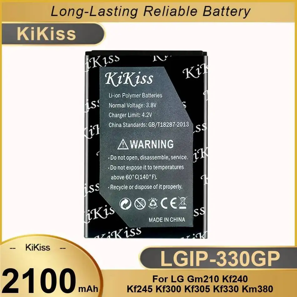 Lgip-330GP долговечный аккумулятор для мобильного телефона 2100 мАч для LG GM210 KF240 KF245 KF300 KF305 KF330 KM380
Lgip-330GP долговечный аккумулятор для мобильного телефона 2100 мАч для LG GM210 KF240 KF245 KF300 KF305 KF330 KM380