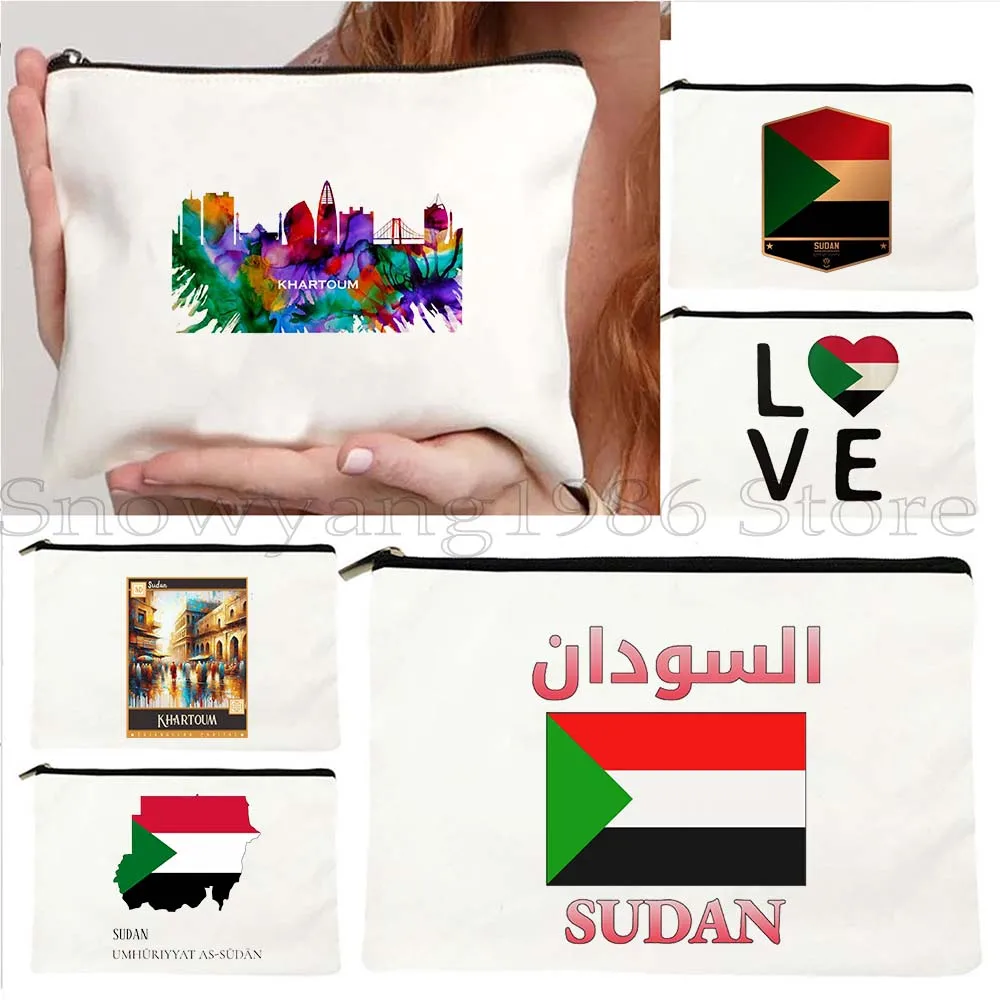 Khartoum Arabic Sudanese Flag Emblem Sudan Map Patriotic Gifts Cosmetic Bag Makeup Lipstick Travel Storage Pouch Pencil Case
Khartoum Arabic Sudanese Flag Emblem Sudan Map Patriotic Gifts Cosmetic Bag Makeup Lipstick Travel Storage Pouch Pencil Case