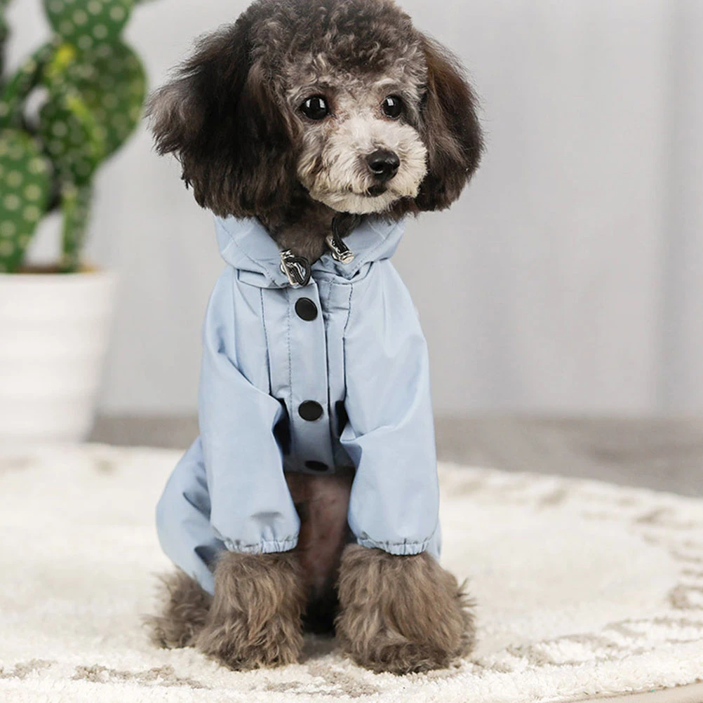1pc Dog Raincoat Waterproof Pet Rainwear Small Dogs Cats Reflective Strip Breathable Raincoat Outdoor Puppy Clothes Adjustable
1pc Dog Raincoat Waterproof Pet Rainwear Small Dogs Cats Reflective Strip Breathable Raincoat Outdoor Puppy Clothes Adjustable
