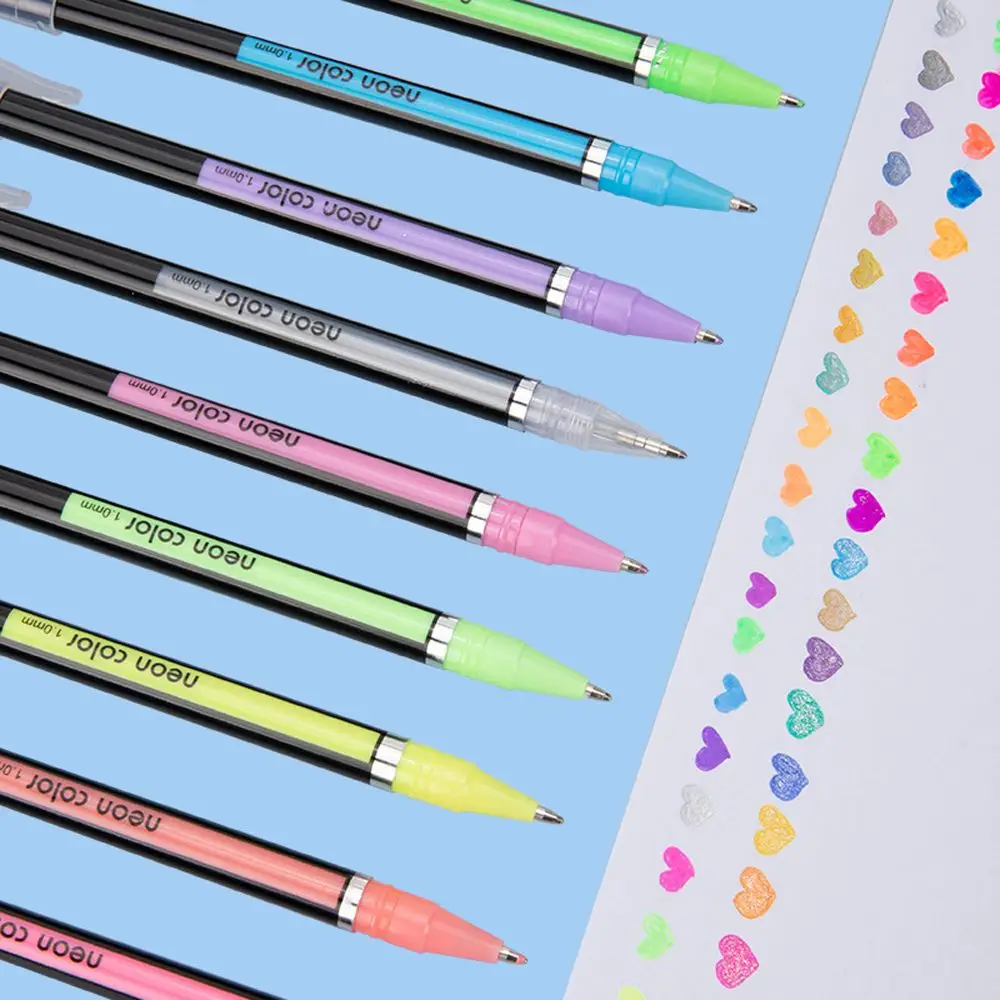 School Stationery Supplies DIY Flash Marker Pen Colored Signing Pen Glitter Gel Pens Set Fine Tip Markers Drawing Color Pen
School Stationery Supplies DIY Flash Marker Pen Colored Signing Pen Glitter Gel Pens Set Fine Tip Markers Drawing Color Pen